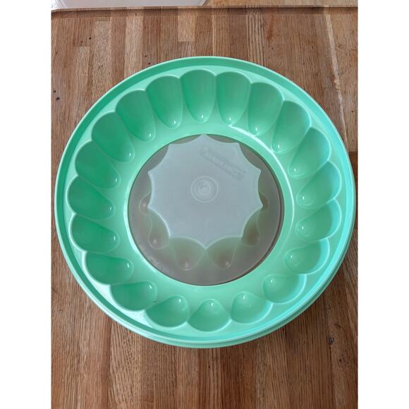 Tupperware Jello Mold 3-Piece MCM gelatin dessert mold retro Vintage clean - Picture 10 of 15